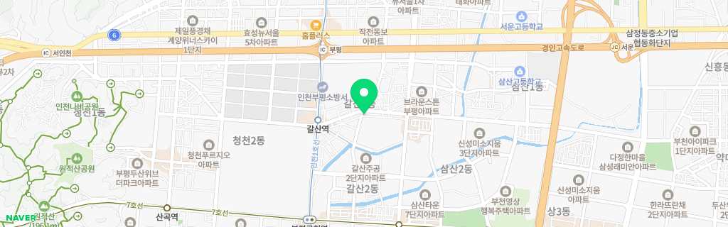 인천 갈산 네이버 지도