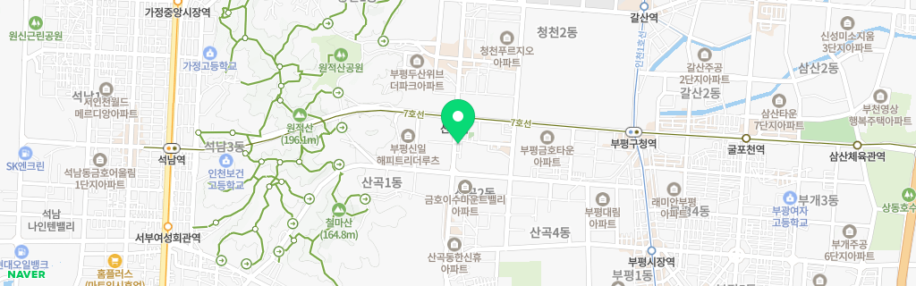 인천 산곡 네이버 지도