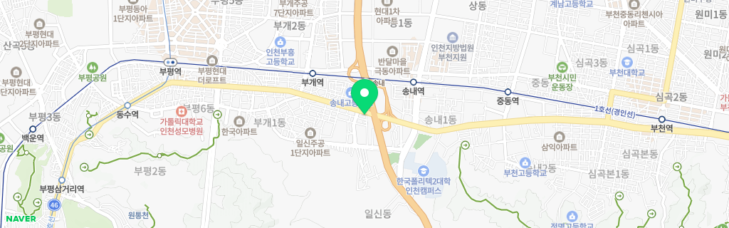 인천 일신 네이버 지도