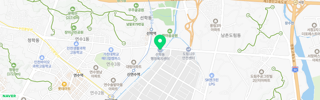 인천 선학 네이버 지도