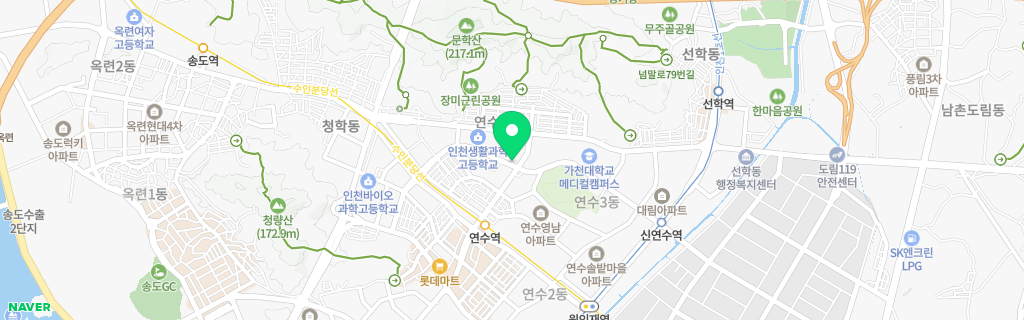 인천 연수 네이버 지도