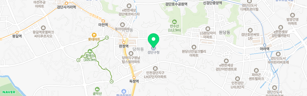 인천 검단 네이버 지도