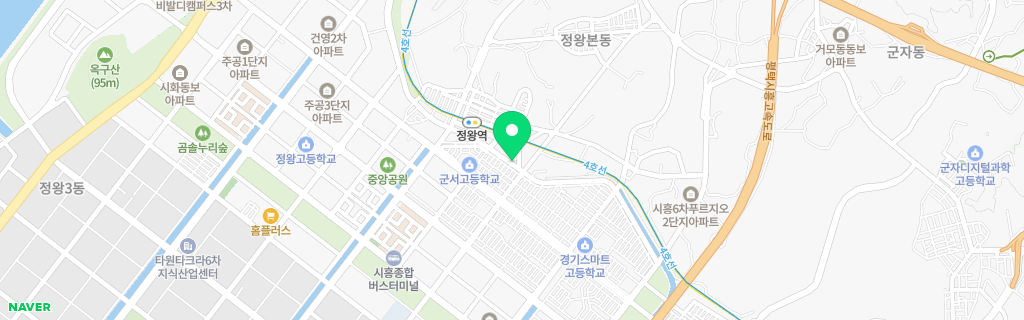 정왕동 네이버 지도