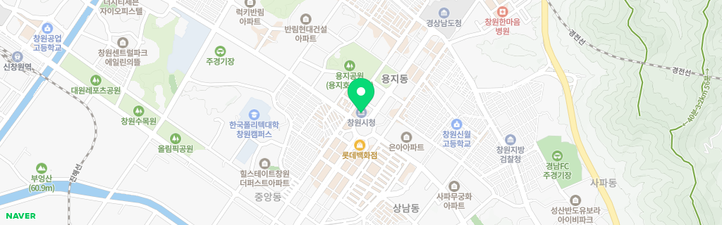 창원 네이버 지도