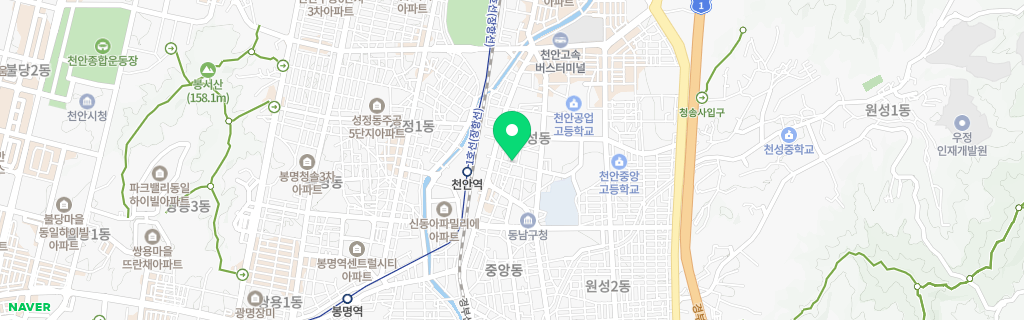 천안 문성 네이버 지도