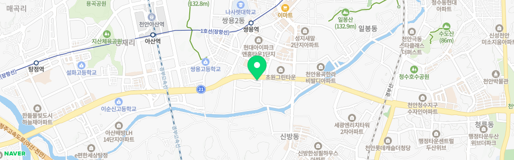 천안 신방 네이버 지도