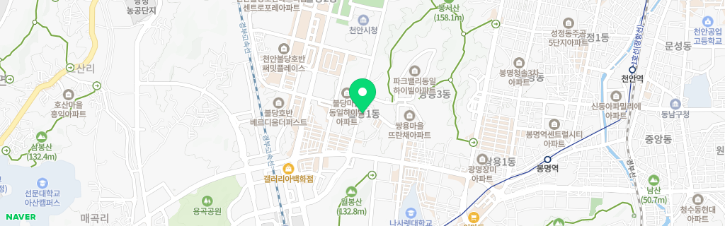 천안 불당 네이버 지도