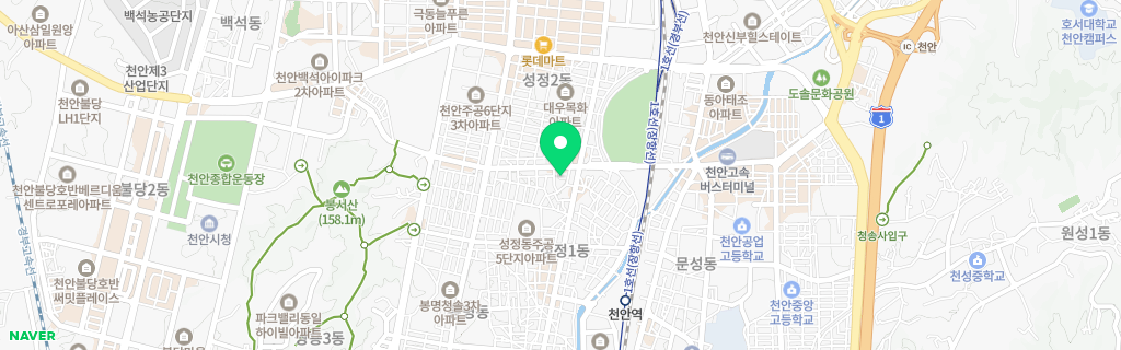 천안 성정 네이버 지도