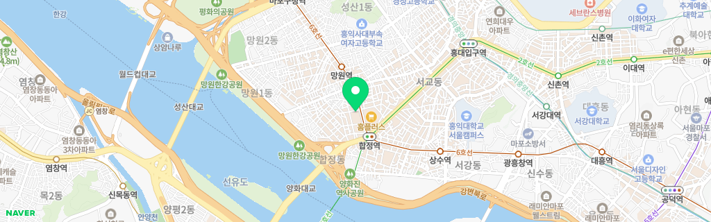 합정동 네이버 지도